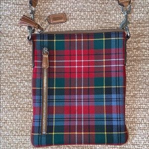 Coach - plaid/tartan crossbody bag